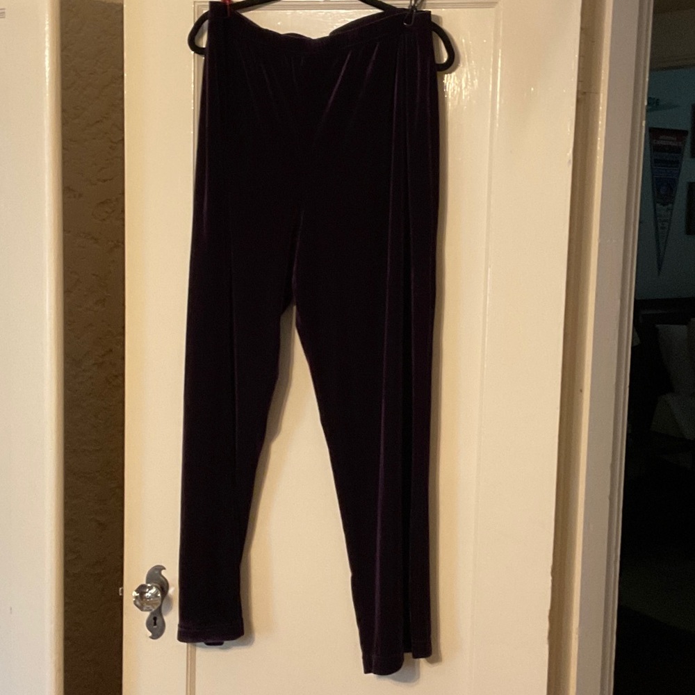 Purple Velvet Pants